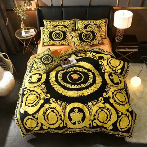 versace replica bedding sets|versace comforter set queen.